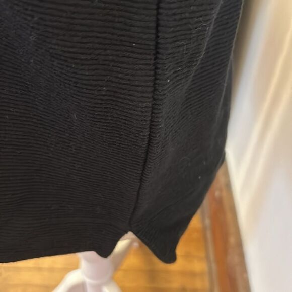 Madewell black shoulder tie tank top Size L New - Picture 3 of 9